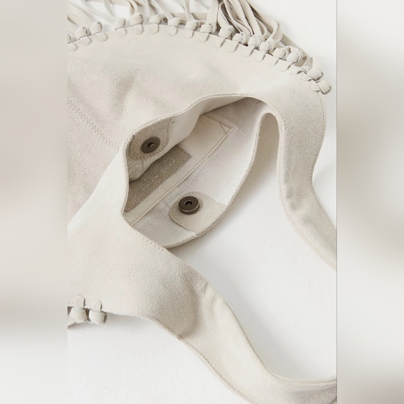 Free People Riley Fringe Bag/Neutral Plaster - Picture 3 of 16